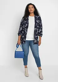 Blazer lungo fantasia, bonprix