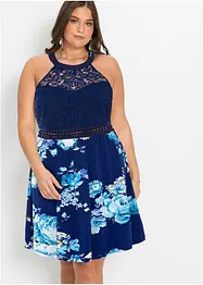 Abito di jersey con pizzo, bonprix
