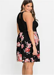 Abito di jersey con pizzo, bonprix
