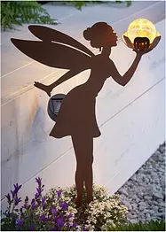 Lampada solare decorativa fatina con sfera di vetro, bonprix