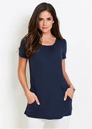 Maglia lunga con viscosa, bonprix