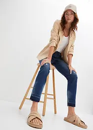 Jeans skinny cropped, vita bassa, bonprix