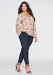 Jeans skinny, vita media, bonprix