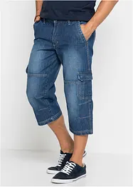 Jeans cargo a pinocchietto regular fit, straight, bonprix