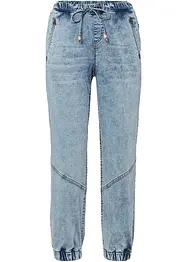 Jogg jeans elasticizzati, vita media, bonprix