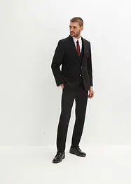 Completo (4 pezzi) giacca, pantaloni, gilet, cravatta, slim fit, bonprix