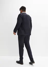 Completo (4 pezzi) giacca, pantaloni, gilet, cravatta, slim fit, bonprix