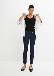 Jeans skinny elasticizzati, vita media, bonprix