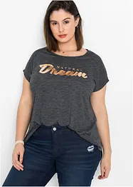 Maglia lunga in misto viscosa, bonprix