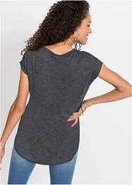Maglia lunga in misto viscosa, bonprix