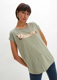 Maglia lunga in misto viscosa, bonprix