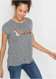 Maglia lunga in misto viscosa, bonprix