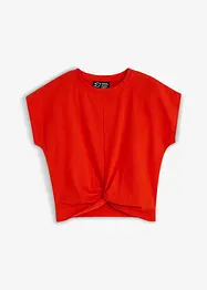 T-shirt cropped in puro cotone biologico, bonprix