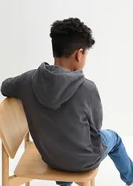 Felpa in cotone biologico con cappuccio, bonprix