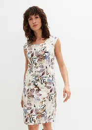 Abito a tubino in satin di cotone, bonprix
