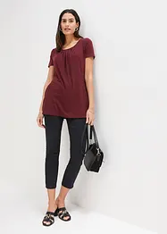 Maglia lunga con viscosa, bonprix