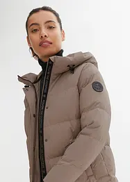 Piumino lungo con fodera in fantasia idrorepellente, bonprix