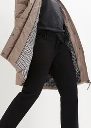 Piumino lungo con fodera in fantasia idrorepellente, bonprix