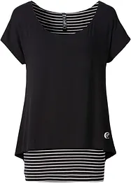 Maglia lunga in morbido misto viscosa, bonprix