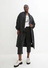 Giaccone stile bomber con colletto in maglia, bonprix