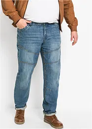 Jeans regular fit in denim robusto, straight, bonprix