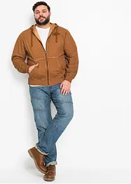 Jeans regular fit in denim robusto, straight, bonprix