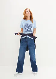 T-shirt con stampa floreale, bonprix