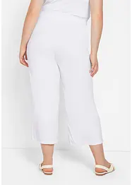 Pantaloni cropped in jersey di viscosa, bonprix