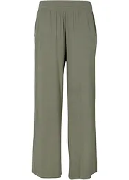 Pantaloni cropped in jersey di viscosa, bonprix