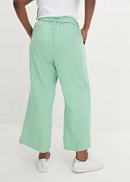 Pantaloni culotte in misto lino leggero, bonprix