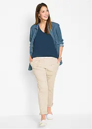 Top lungo in puro cotone (pacco da 5), bonprix