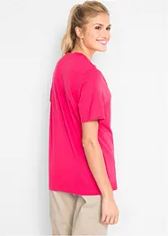 Maglia lunga e larga con scollo a V e maniche corte (pacco da 5), bonprix