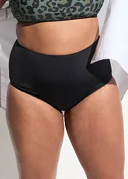 Slip per bikini a vita alta con sgambatura normale, bonprix