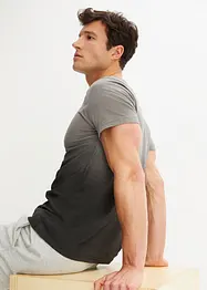 T-shirt in puro cotone, slim fit, bonprix
