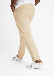 Pantaloni con elastico in vita in puro cotone regular fit, straight, bonprix