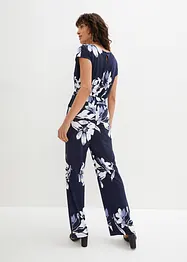 Tuta con cintura da annodare, bonprix