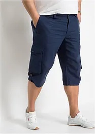 Bermuda cargo lunghi in fresco misto lino, regular fit, bonprix