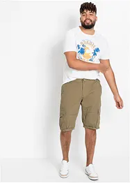 Bermuda cargo in puro cotone, regular fit, bonprix