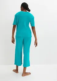 Tuta da casa a coste con pantaloni culotte, bonprix