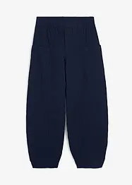 Pantaloni in twill di misto cotone elasticizzato, bonprix