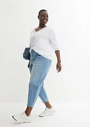 Maglia lunga in misto viscosa, bonprix