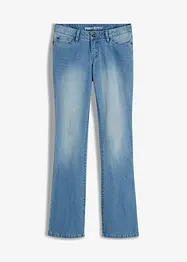 Jeans bootcut elasticizzati, vita media, bonprix