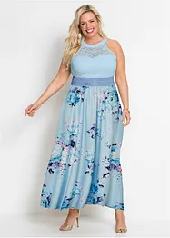 Abito in jersey con corpino di pizzo, bonprix