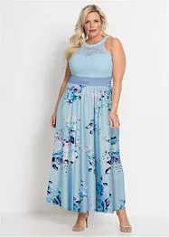 Abito in jersey con corpino di pizzo, bonprix