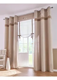 Tenda a pacchetto in cotone biologico con cuori (pacco da 1), bonprix