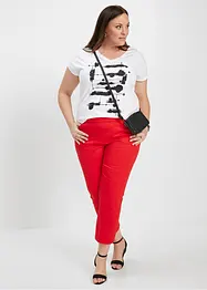 Pantaloni cropped elasticizzati, bonprix