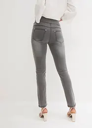 Jeans ultra elasticizzati con cinta comoda straight, vita media, bonprix