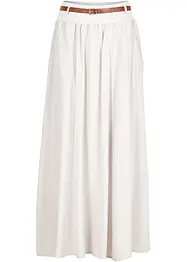 Gonna lunga con cintura (set 2 pezzi), bonprix