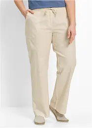 Pantaloni a palazzo in misto lino, bonprix