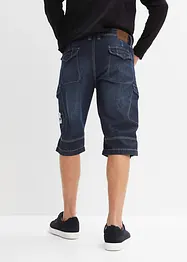 Bermuda cargo lunghi in jeans leggeri, relaxed fit, bonprix